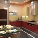 Дизайн интерьера кухни столовой